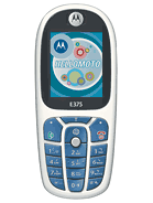 Best available price of Motorola E375 in S11